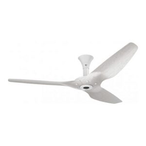 Haiku 52"/60" LUXE Driftwood DC Fan, White Stem, Short Mount