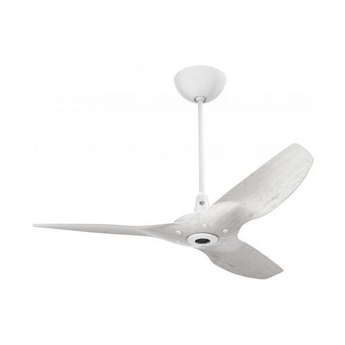 Haiku 60 LUXE Driftwood DC Fan, White Stem, Universal Mount