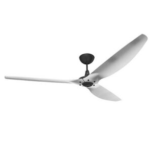 Haiku 84-series DC Fan, Brushed Aluminium, Black Stem