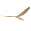 Haiku 84-series DC Fan, Caramel Bamboo, White Stem
